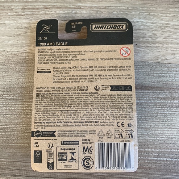 1980 AMC Eagle Chrysler Station Wagon Matchbox 22/100 MB22 2024 Diecast Car - Picture 3 of 4